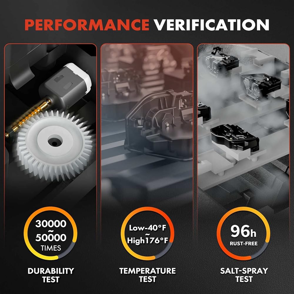 A -PREMIUM Door Latch Rock Actuator Chevolet cars -Impala 2006 2007 2008 2010 Sedan -rear right passenger seat replacement # 15277754 15806257
