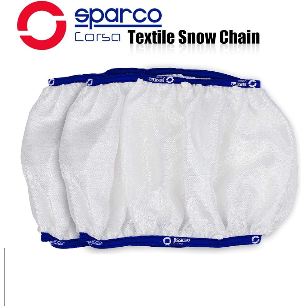 SPARCO Textile (cloth) Snow socks Snow chain L size Tire size: (275/35R19) Made in Euro CCD-SPT602-98