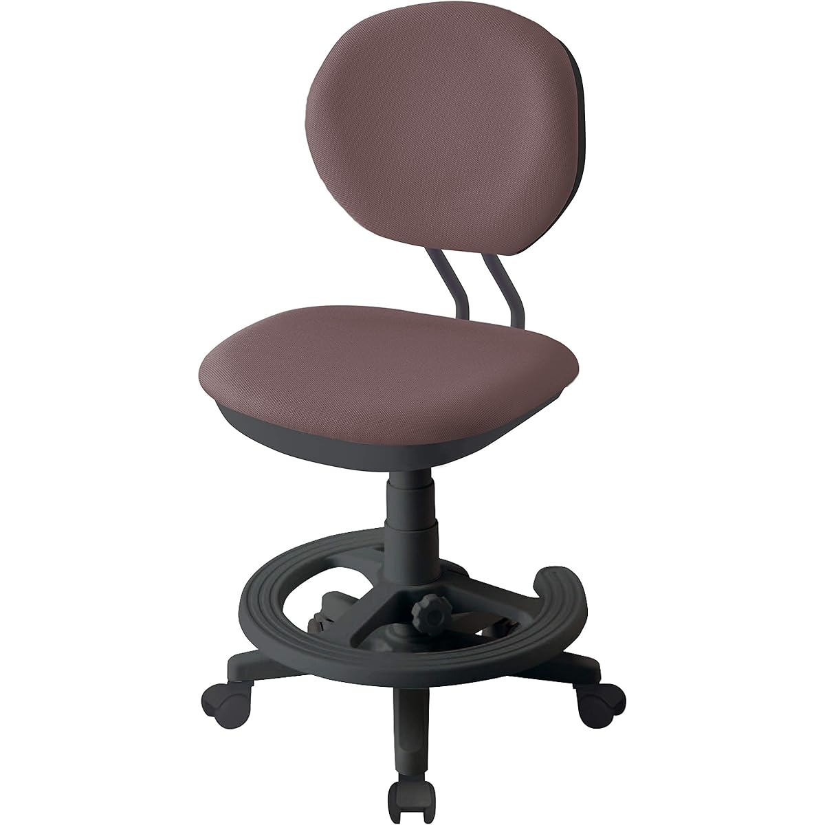 KOIZUMI Study Chair Brown Size: W475 x D485~560 x H810~920mm SH425~535mm (External Dimension) Just Fit Chair Brown Color CDY-374BKBR