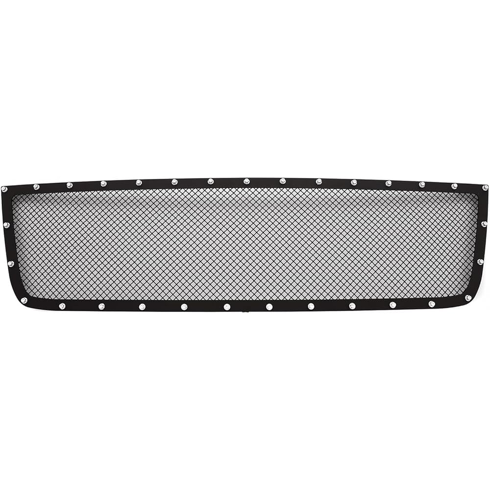 06 CHEVY SILVERADO 1500/05-06 2500 /3500 Rivet Black Mesh Grill Insert# N19-H6756LC