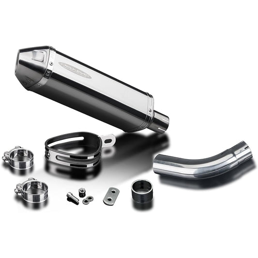 DELKEVIC Slip-on Stainless Steel Tri-Oval Muffler SUZUKI SV650 2016-2018 320mm KIT12G1