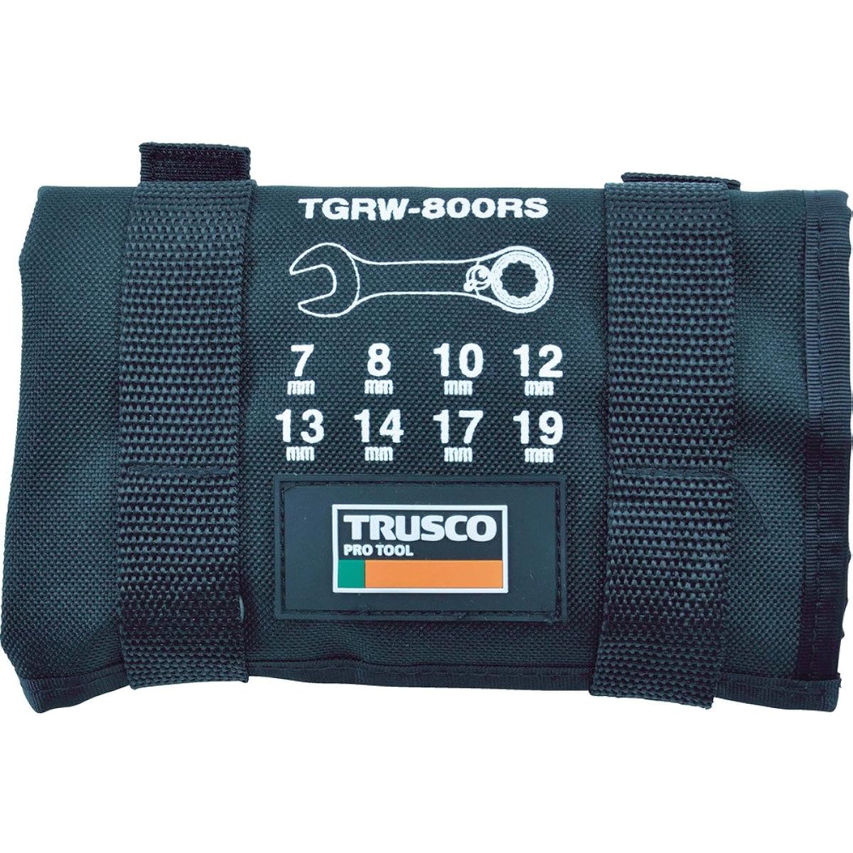 TRUSCO Switchable Ratchet Combination Wrench Set (Short Type) 8 Pieces TGRW-800RS