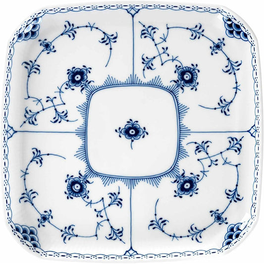 [Regular Imported Product] Royal Copenhagen Blue Fluted Half Lace Square Dish 21cm Wedding Gift Present 1066923
