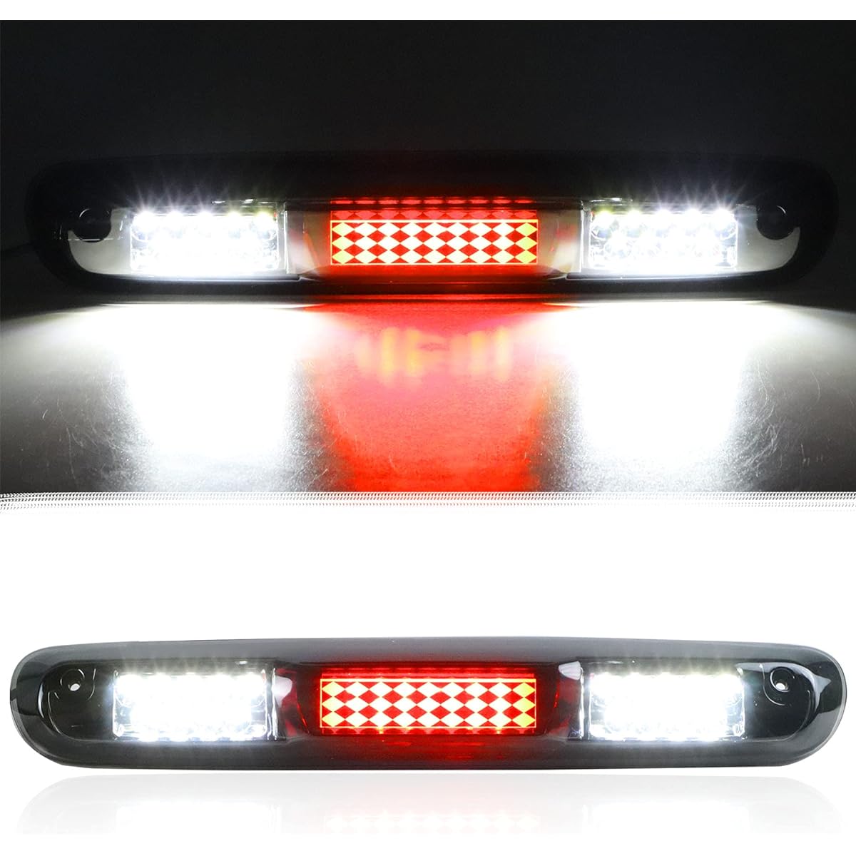 TESOUND LED 3 Brake Light 2007-2013 Chevrolet Sylvarad GMC Sierra 1500 2500 3500 HD Classic Reargo Lump High Mount Stop Light