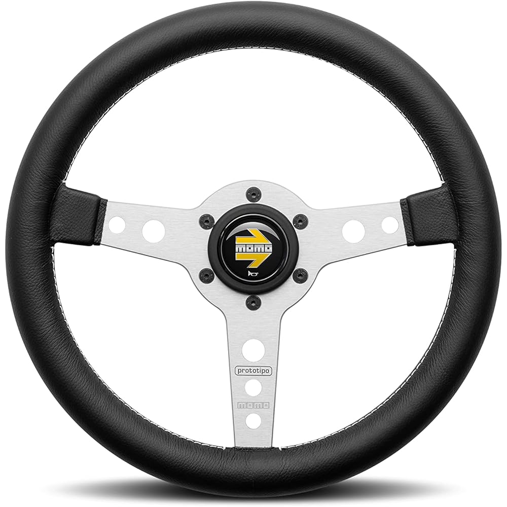 MOMO [Steering] Prototype Silver Spoke 320 P-9