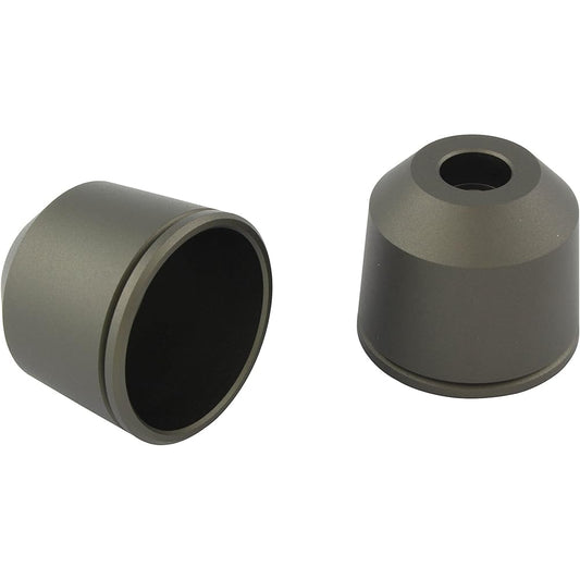 POSH Middle Weight Bar End Outer M6 Matte Titanium 032679-21 Bar End Cap