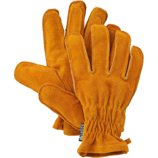 LOGOS BBQ heat resistant leather gloves
