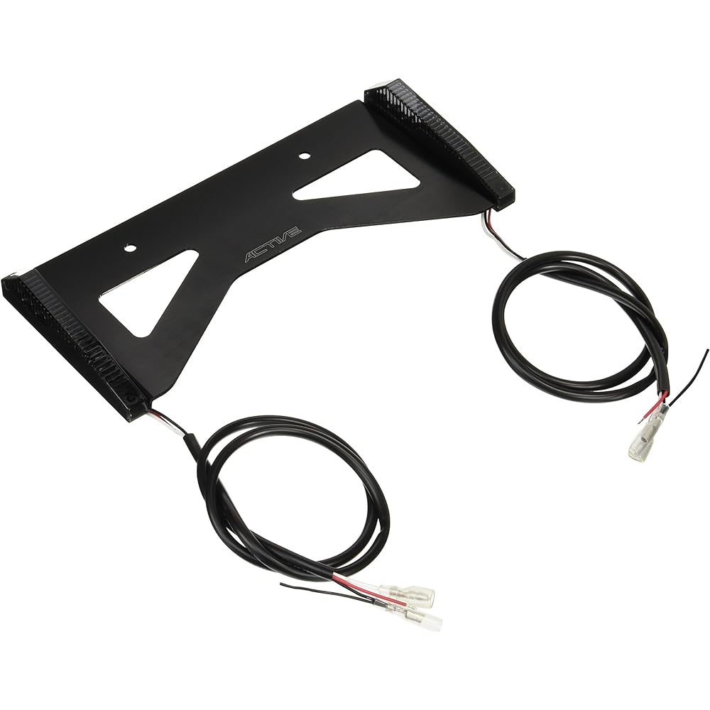 Active Universal LED Flasher Plate, Turn Signal License Plate Holder