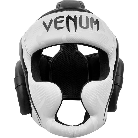 VENUM head guard Elite Headgear (white x camo)