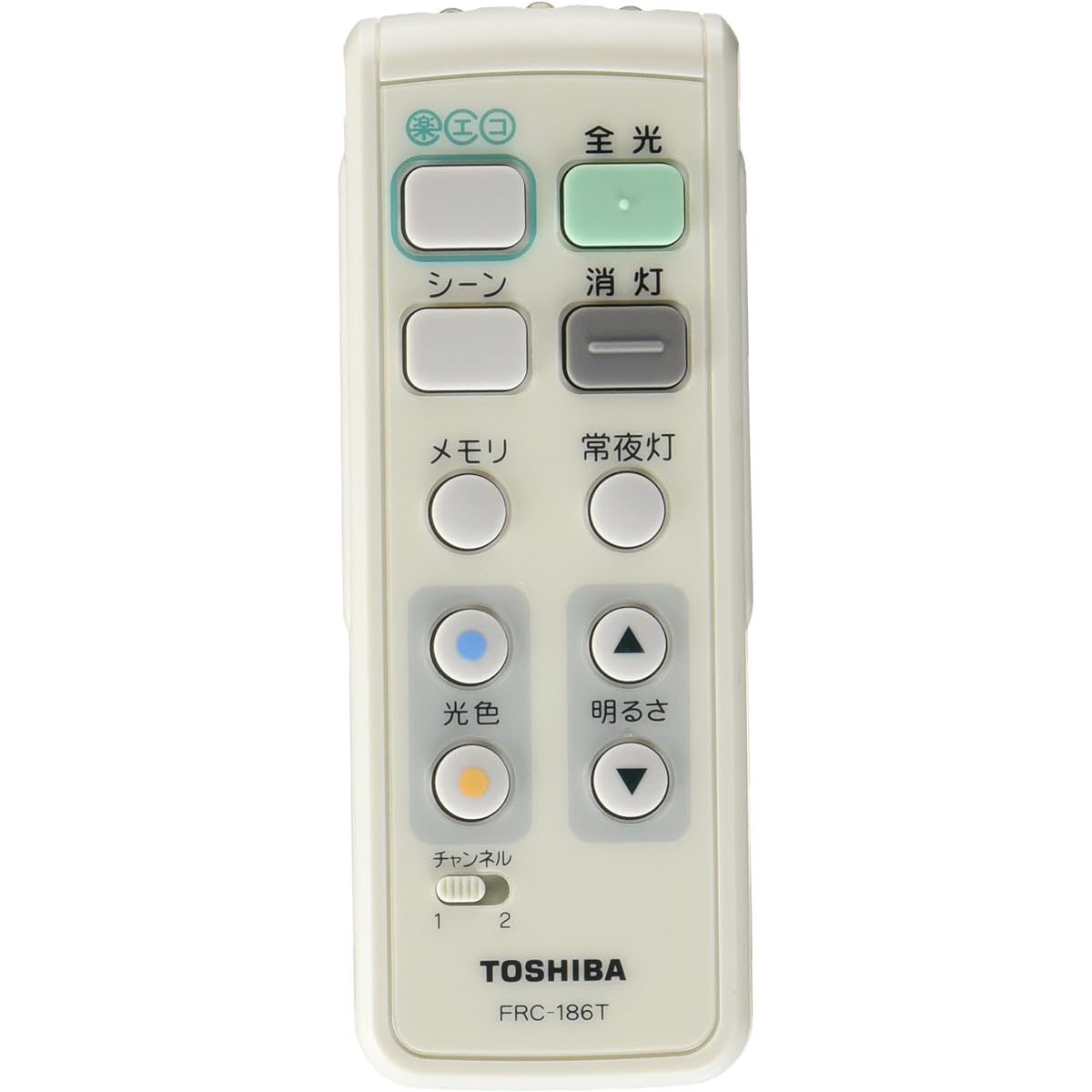 TOSHIBA LED ceiling light remote control parts later remote control direct selection type FRC-186T