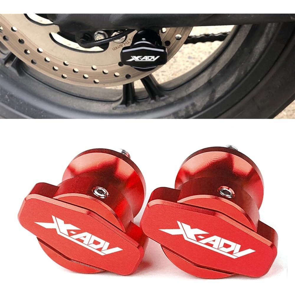 UMININO 8mm Motorcycle CNC Aluminum Wing Arm Spool Slider Stand Screw Fit