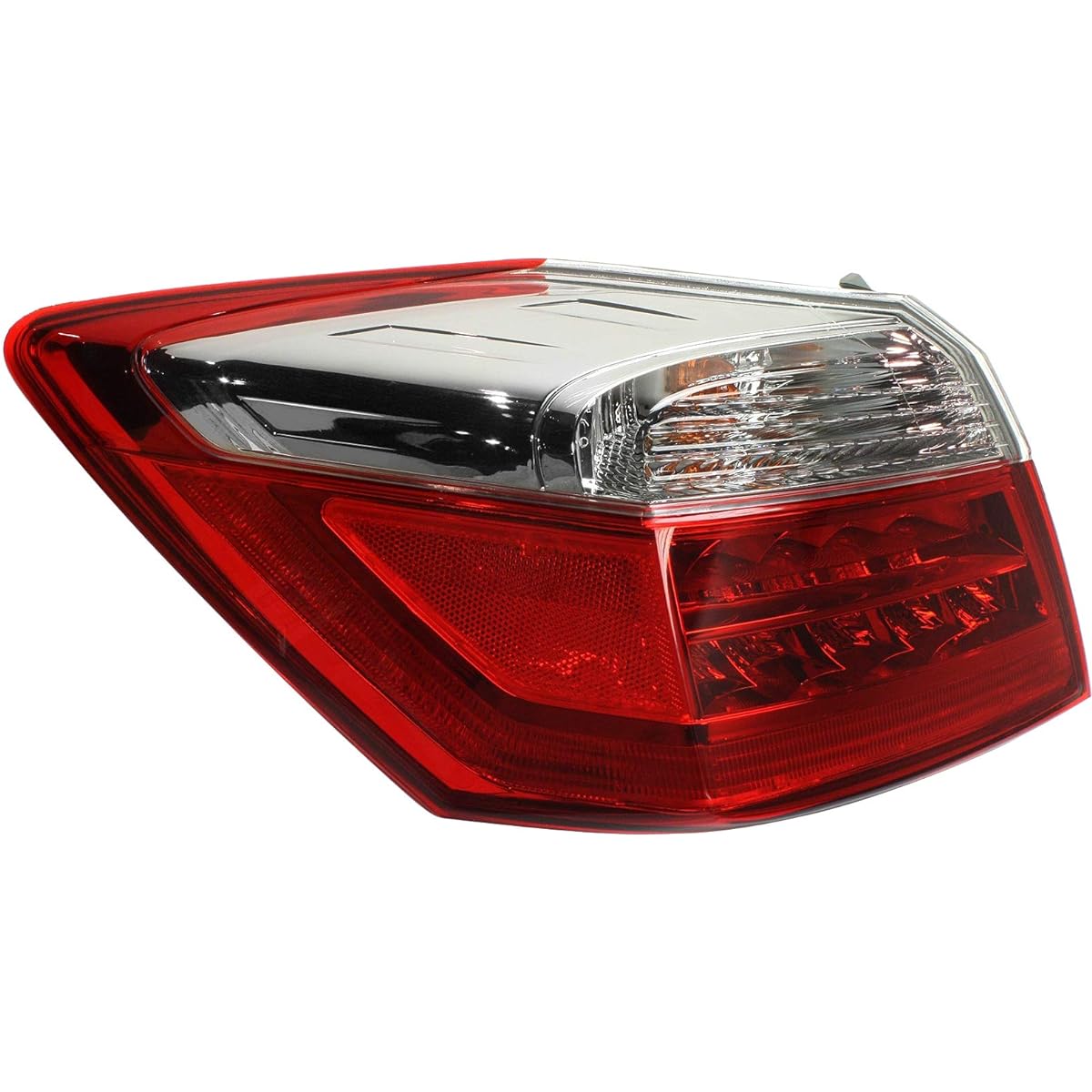 EVAN FISCHER side Outer tail light assembly 2013-2015 Compatible with Honda cord sedan with light bulb