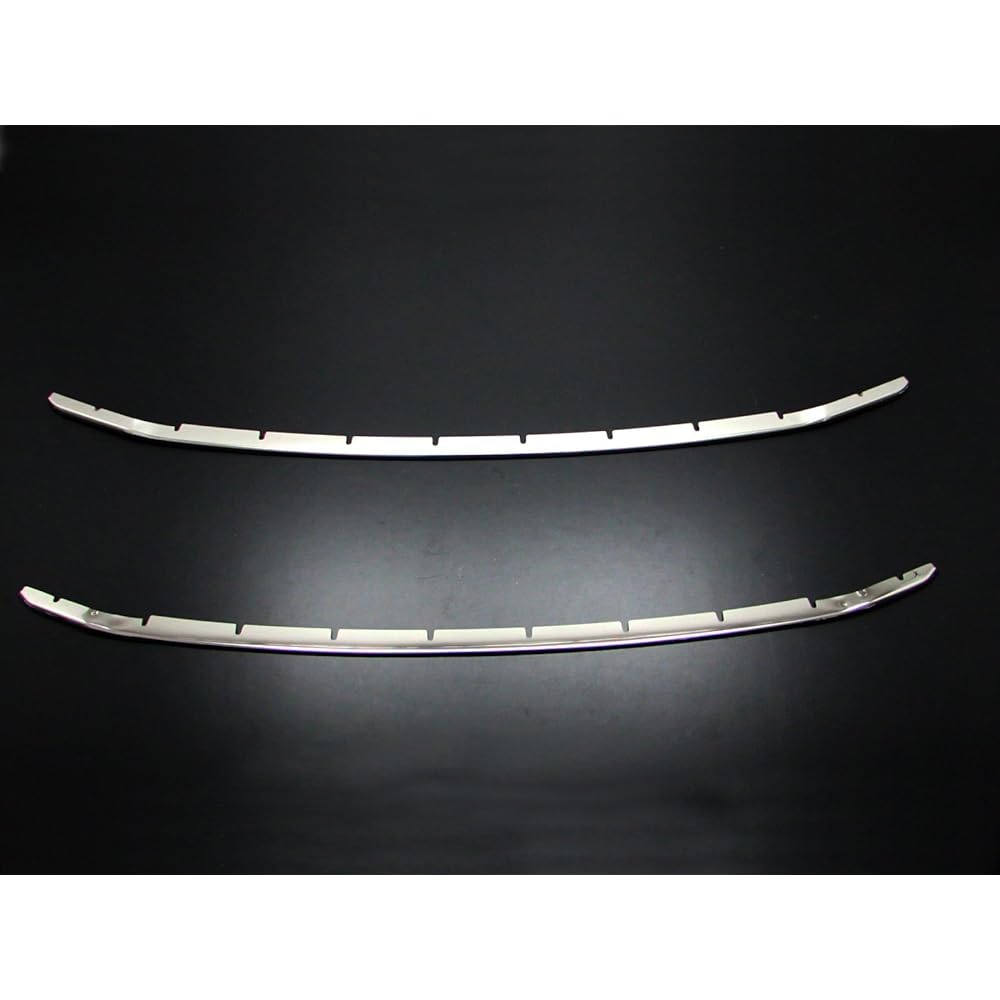 BBRIGHTZ Alphard 20 25 Late Super Mirror Surface Stainless Plated Front Bumper Molding 2PC Q Type [FBUM-MOL-006] ANH20W ANH25W GGH20W GGH25W ANH20 ANH25 GGH20 GGH25 H20 H25 Alphard 21576