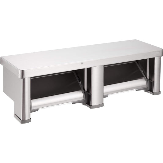 TOTO double paper roll with shelf (stainless steel) stainless steel (matte) YH701