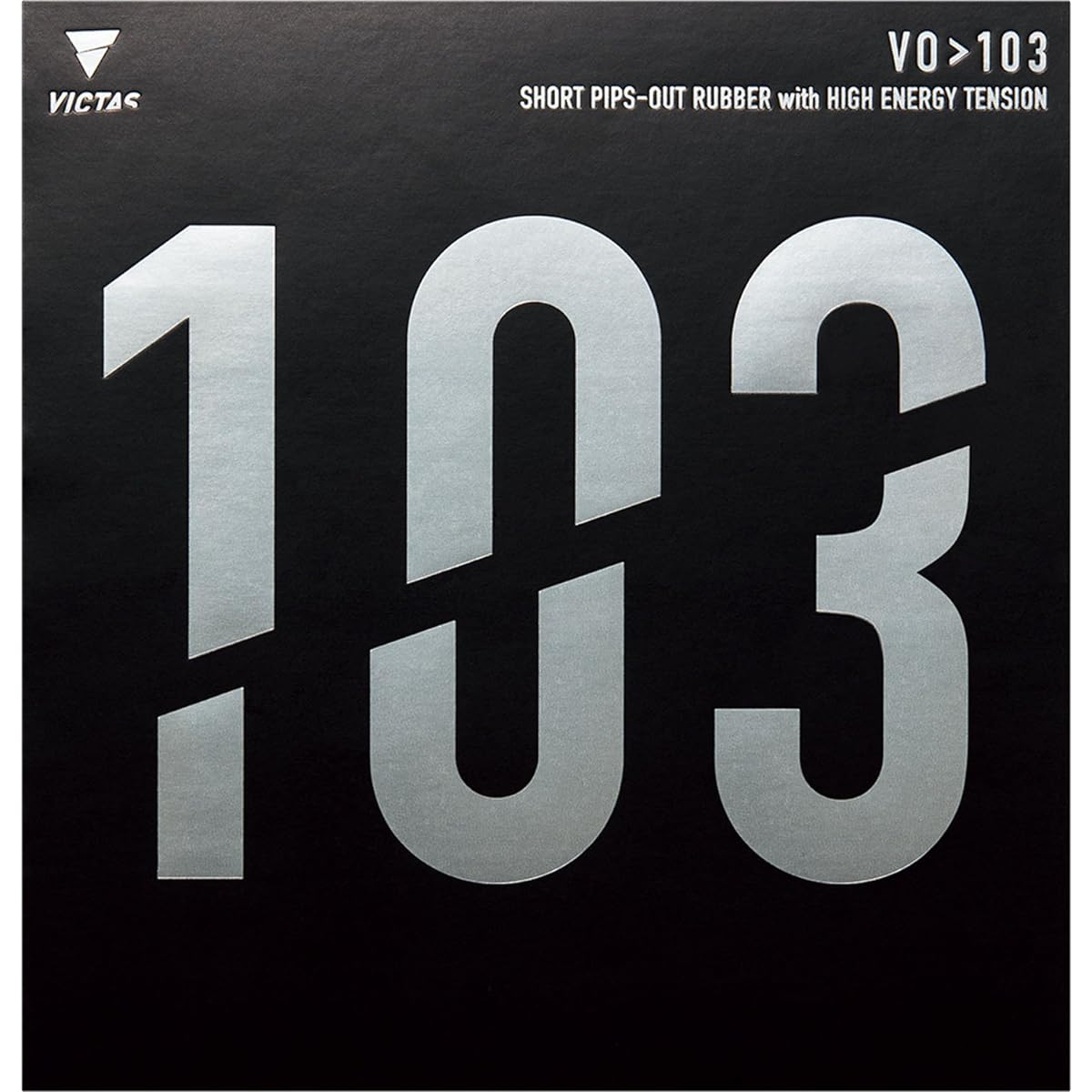VICTAS Table Tennis Rubber VO>103 High Energy Tension Table Soft Red/Black 020242