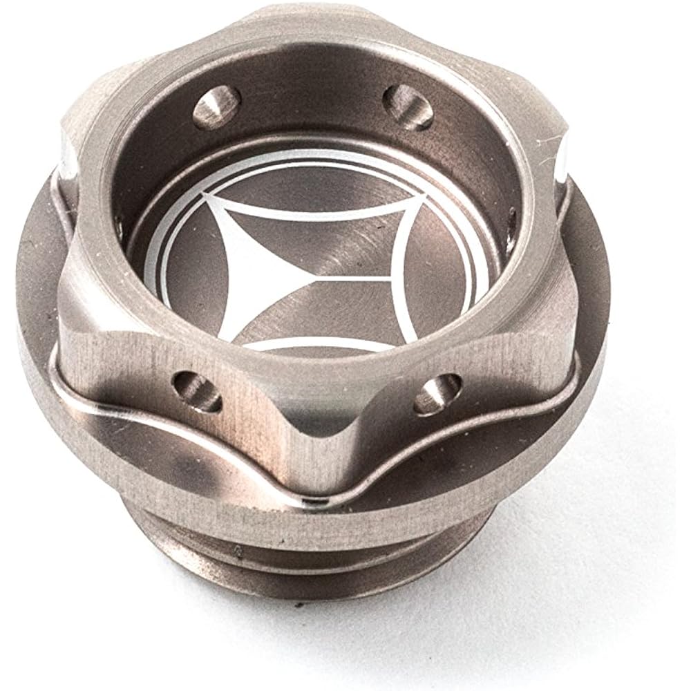 MORIWAKI Oil Filler Cap M24 x P3 Crown Type Titanium Gold 01561-211M0-G0