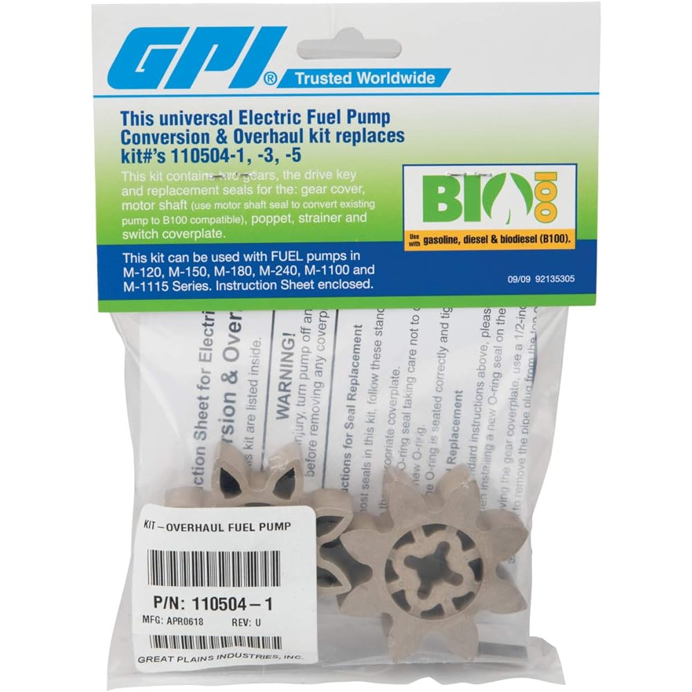 GPI 1105041 Conversion and overhaul kit
