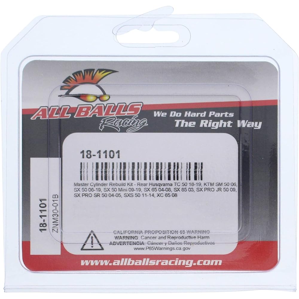 ALL BALLS MASTER Cylinder Reviled Kit (18-1101) For Huskberna