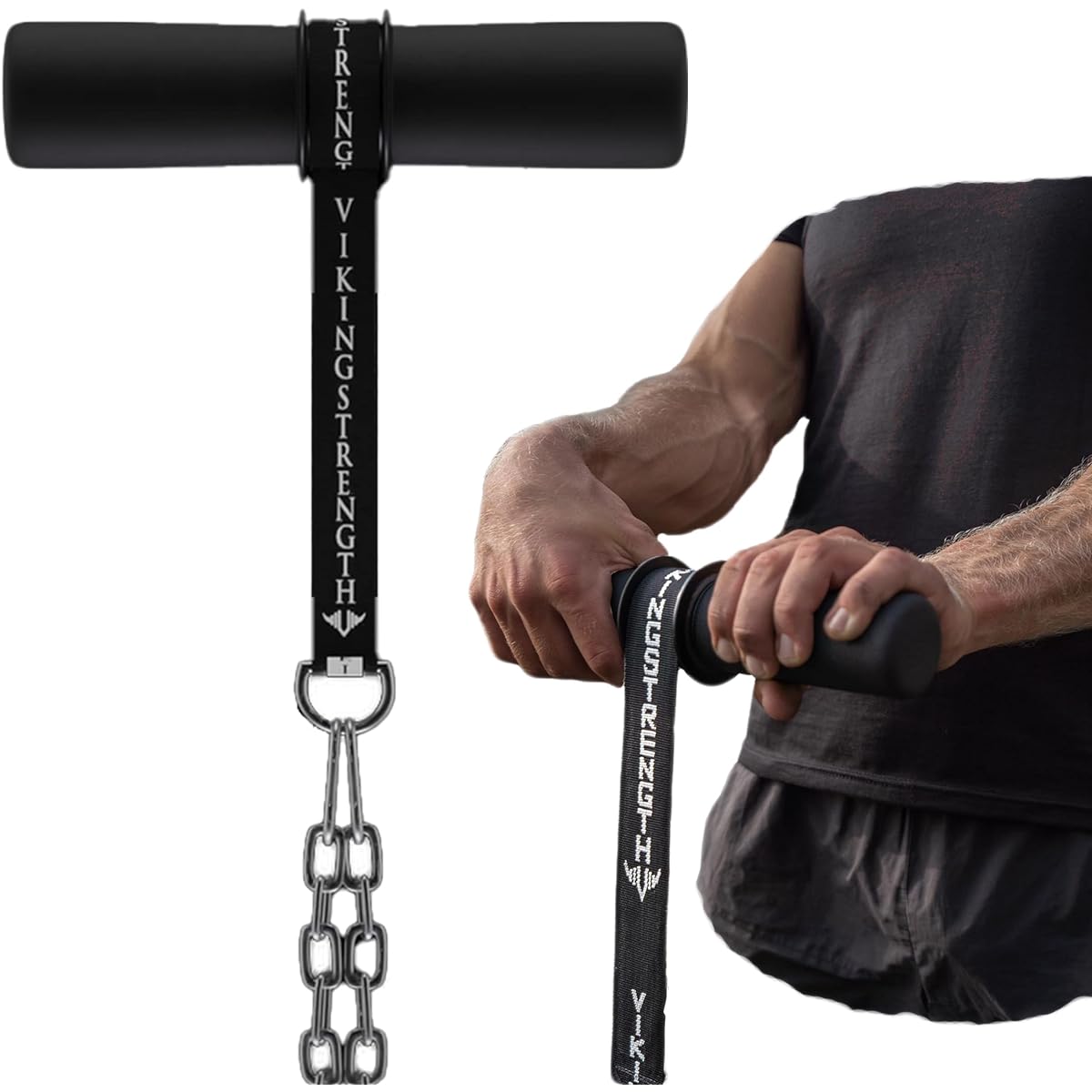 Vikingstrength Forearm Blaster Forearm Strengthening Training Equipment Wrist Roller Muscle Training V-Strength Training App