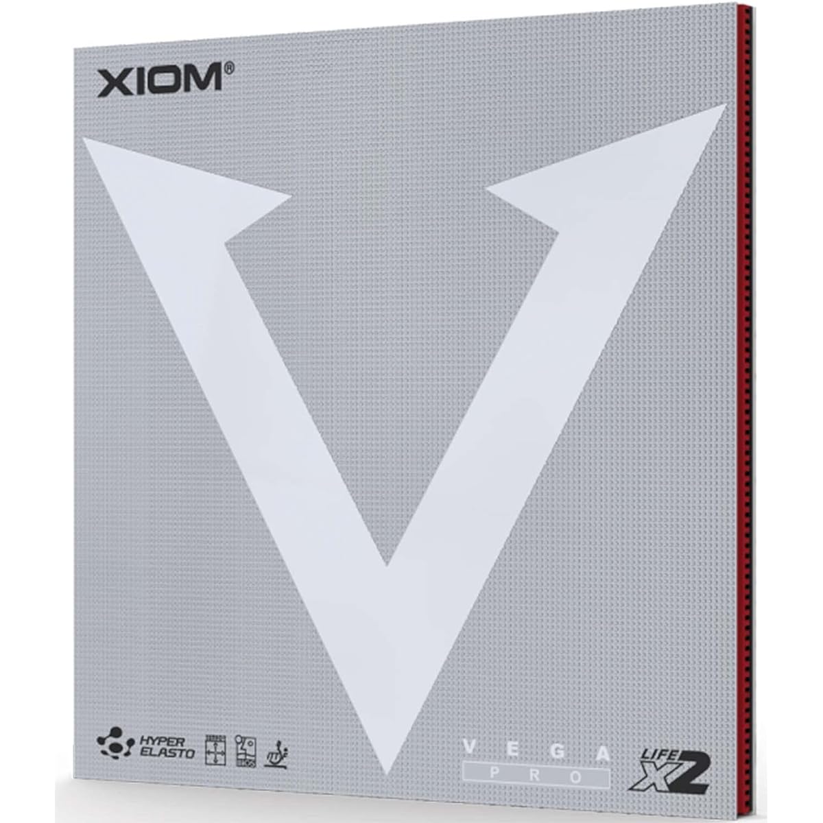 XIOM Table Tennis Rubber Back Soft Vega Pro 10411