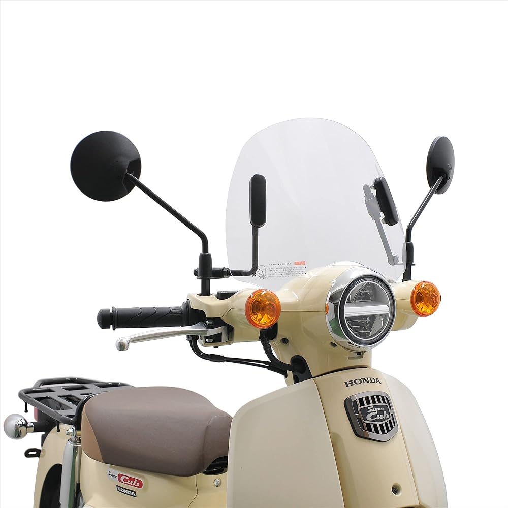 Asahi Windshield (AF ASAHI) Short Visor Super Cub 50 (2BH-AA09)/Super Cub 110 (2BJ-JA44) (8BJ-JA59) CUB-F8