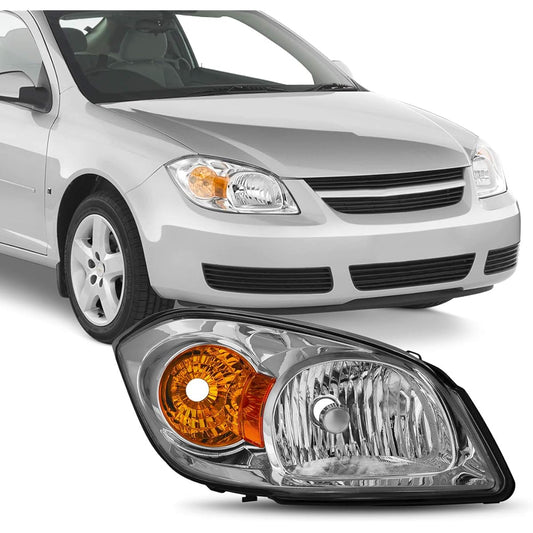 05-10 CHEVY COBALT | Pontiac 05-06 Pursuit | 07-10 G5 Sedan Coupe Chrome Headlight Lamp Passion seat [OE style]