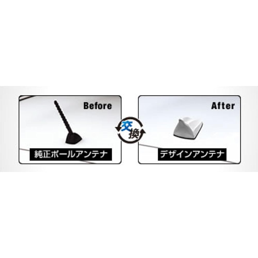 Beat-Sonic [Beat Sonic] Dolphin-shaped radio antenna black (202) for AM/FM 4 types general purpose [Model number] FDX4B