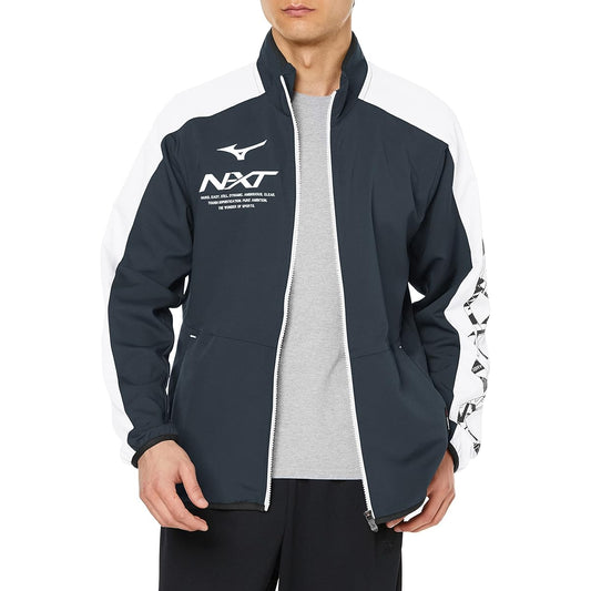 [Mizuno] Training Wear N-XT Move Cross Jacket Sweat Absorbent Quick Drying Slim Fit Easy to Move 32JCA220 Men's