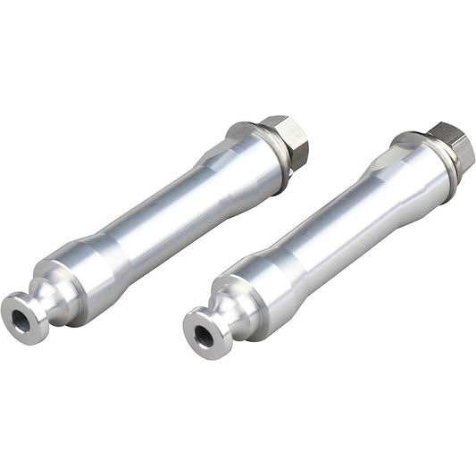 POSH Motorcycle Supplies Super Long Turn Signal Stay M10mm Silver 031302-03