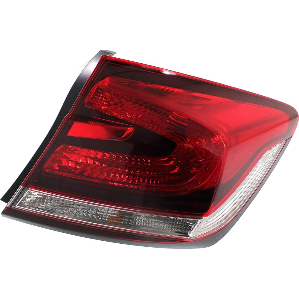 EVAN FISCHER side passenger side outer tail light assembly 2013-2015 Honda Civic Body mount with bulb