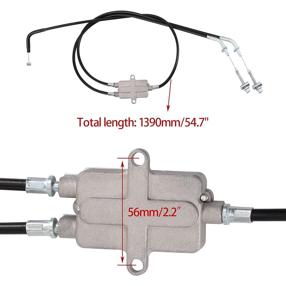 WOOSTAR 55 inch brake cable replacement 150cc 200cc 250cc ATV 4 wheeler quad