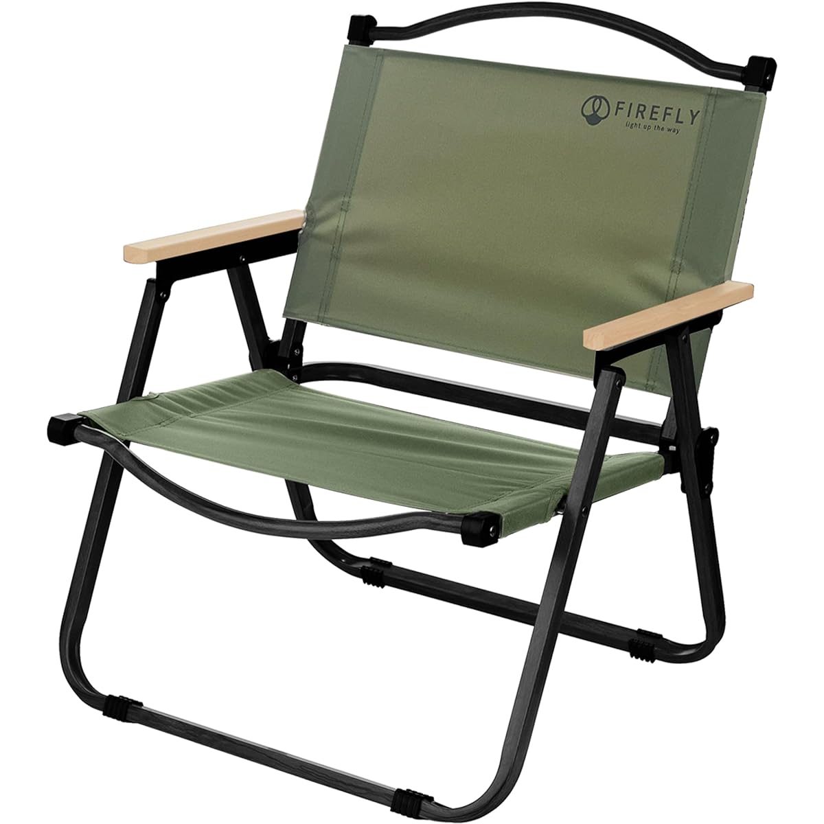Camping Chair | Outdoor Camping Folding Chair Outdoor Chair Ultra Lightweight Durable Load Capacity 100kg Adults Children (Green)