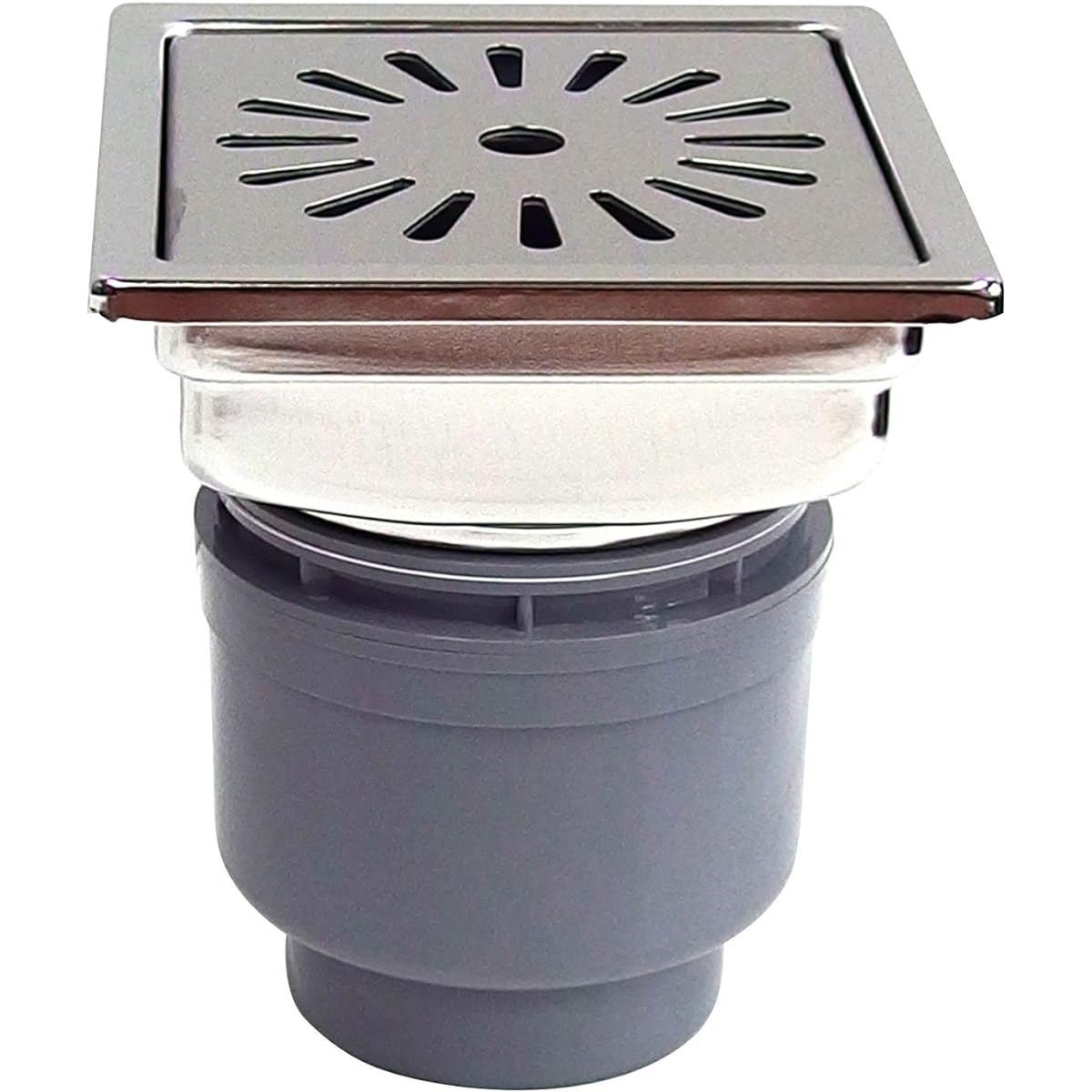 SPG drainage unit with trap Trappy shallow type 150 square SP-150