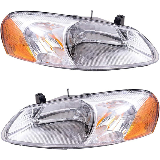 BROCK replacement set driver and headlights for passenger seats SEBRING STRATUS 4805821AA 4805820AA compatible