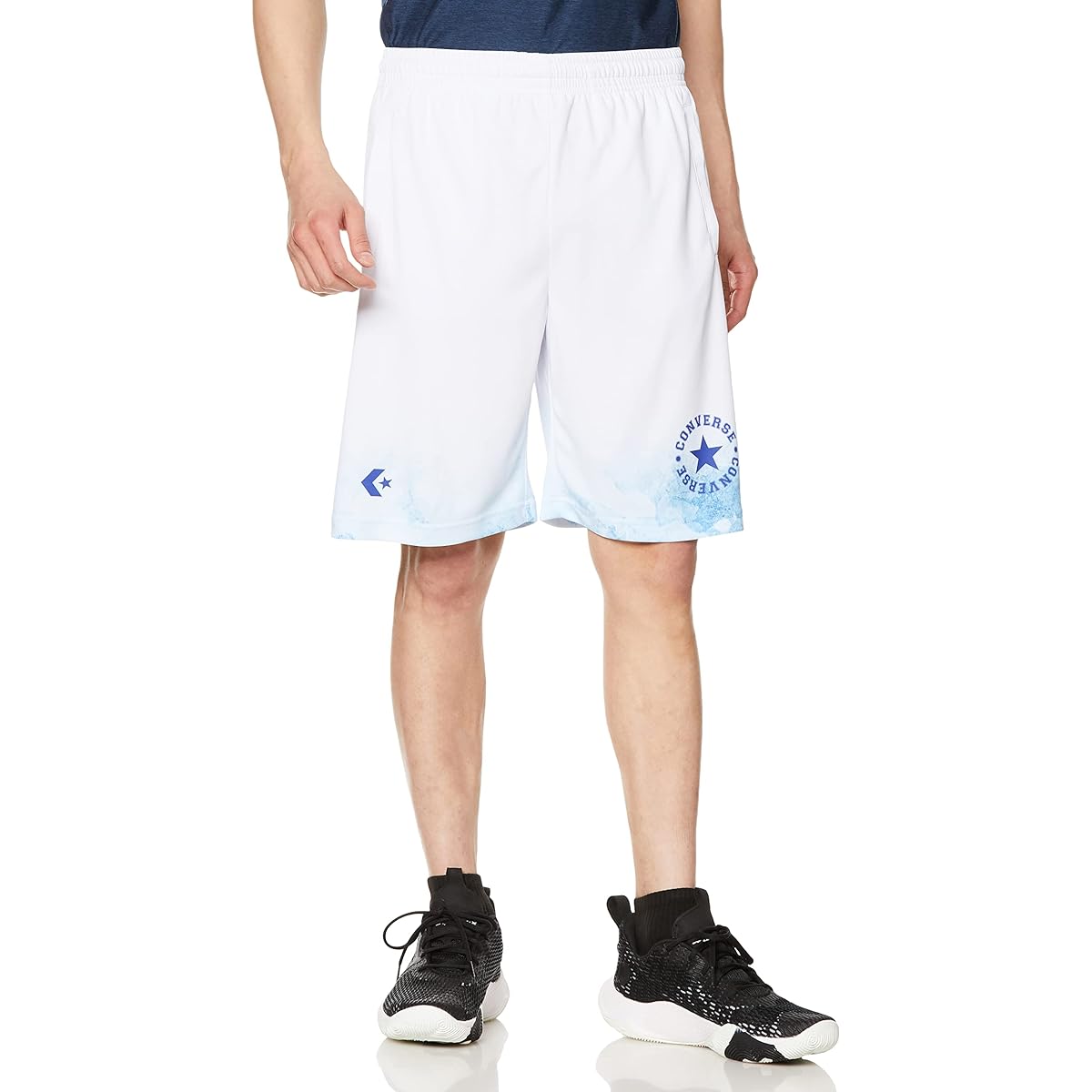 Converse CB231864 Men's Basketball Shorts, Sweat Absorbent, Quick Drying, Practice Pants