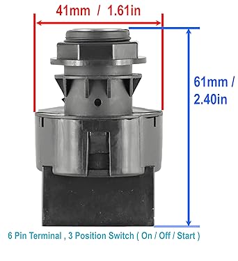 Compatible with Aitook Ignition Switch and Key Polaris Sportsman 570 ATV 2014-2019