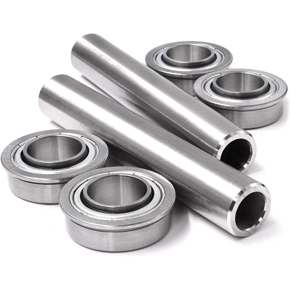 HD Switch -2 Kits- Stainless Steel OEM Upgrade Husqvarna 539105543 & 539102484 Front Wheel Bushing Bearing Conversion CZ3815 CZ4217 RZ3019 RZ4216 RZ4619 Z16 Z18 Z3815 Z4217 Z4218 Z4Z4219 Z4220 Z4619