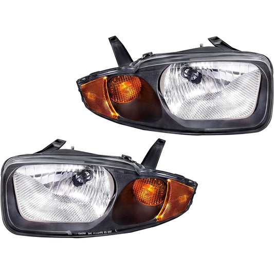 03-05 Chevrolet Cavalier Headlight Head Lamp Headlight Light Lamp Pair Set