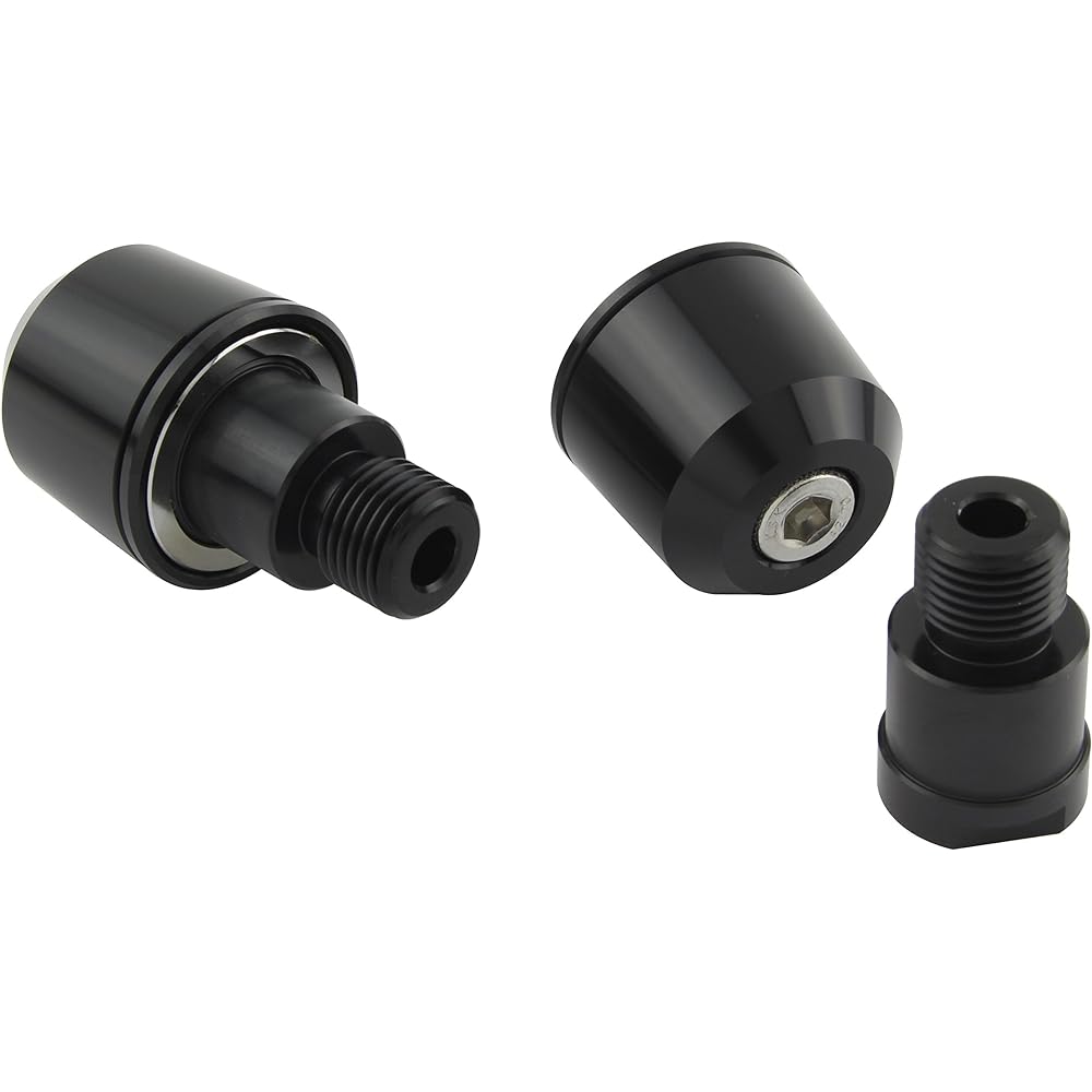 POSH Motorcycle Supplies Handlebar End Middle Weight Bar End Yamaha Genuine Handle M16 Type MT-09 | MT-07 etc. Black 032779-06-10 Bar End Cap