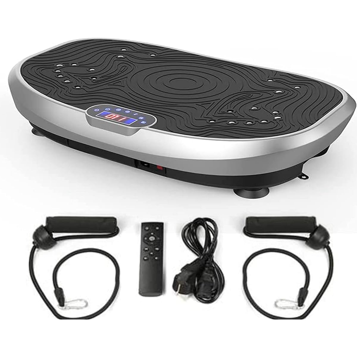 The curved type transmits vibration easily 2023 New HANARE Vibration Machine Bulbul Vibration Machine Body Shaker Fit Vibration Machine Health Diet Machine Bulbul Machine Gift Staying Home Home Indoor Diet Equipment