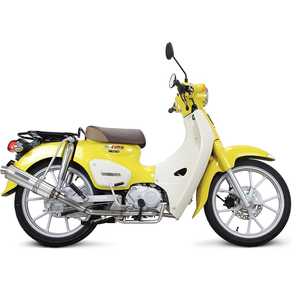 Special Parts TAKEGAWA Bomber Muffler Up Type Super Cub 110/Cross Cub 110 04-02-0370 Silver