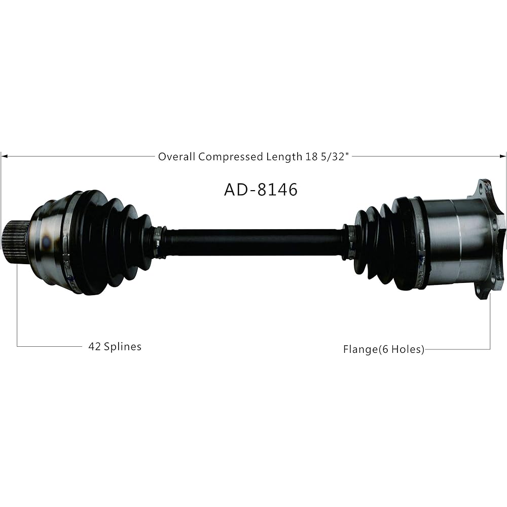 TRAKMOTIVE AD-8146 CV axle 1 pack