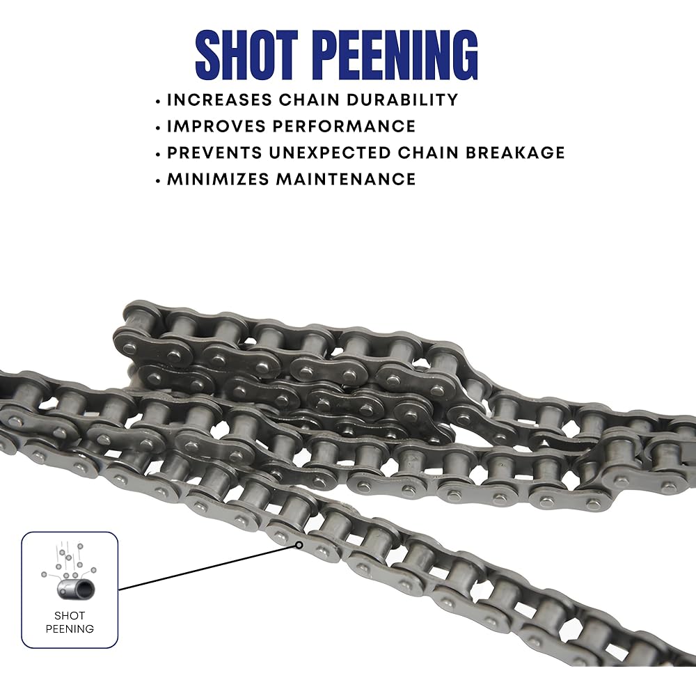 35 Roller Chain 5 Feet with Free 1 Connecting Link for GO Kart, Mini Bike