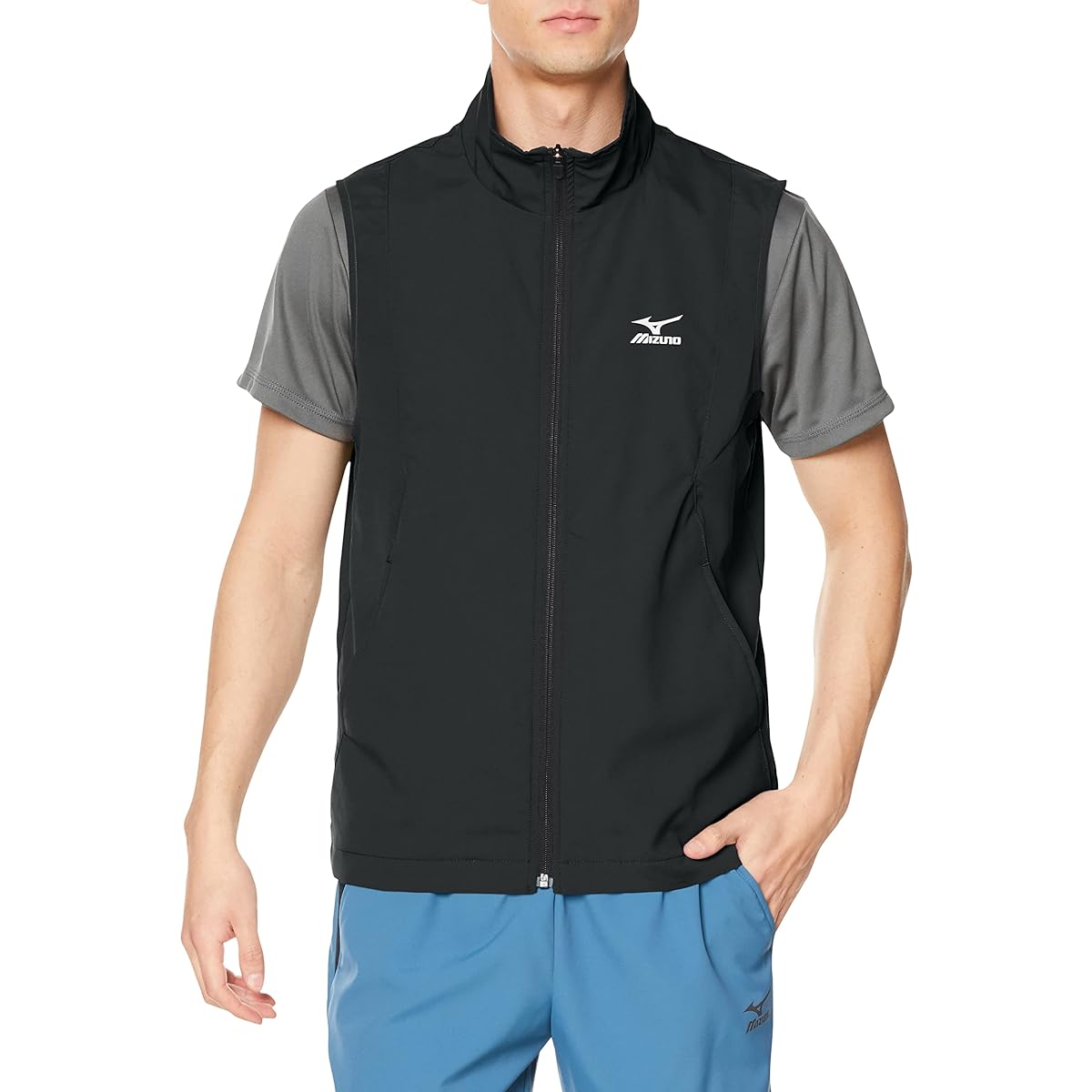 [Mizuno] Training Wear Cross Vest Sweat Absorbent Quick Drying UPF50+ K2JCA131 Men's