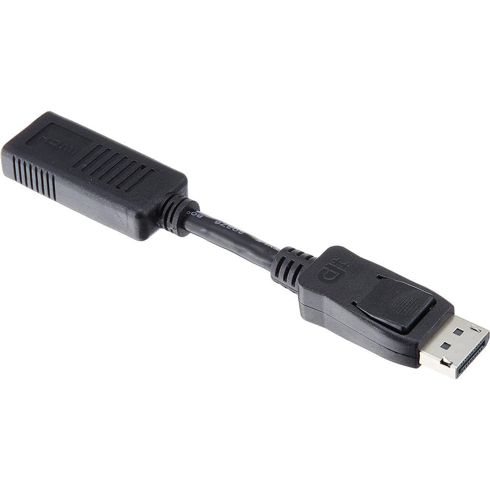 ELECOM Conversion Adapter Displayport-HDMI Black AD-DPHBK