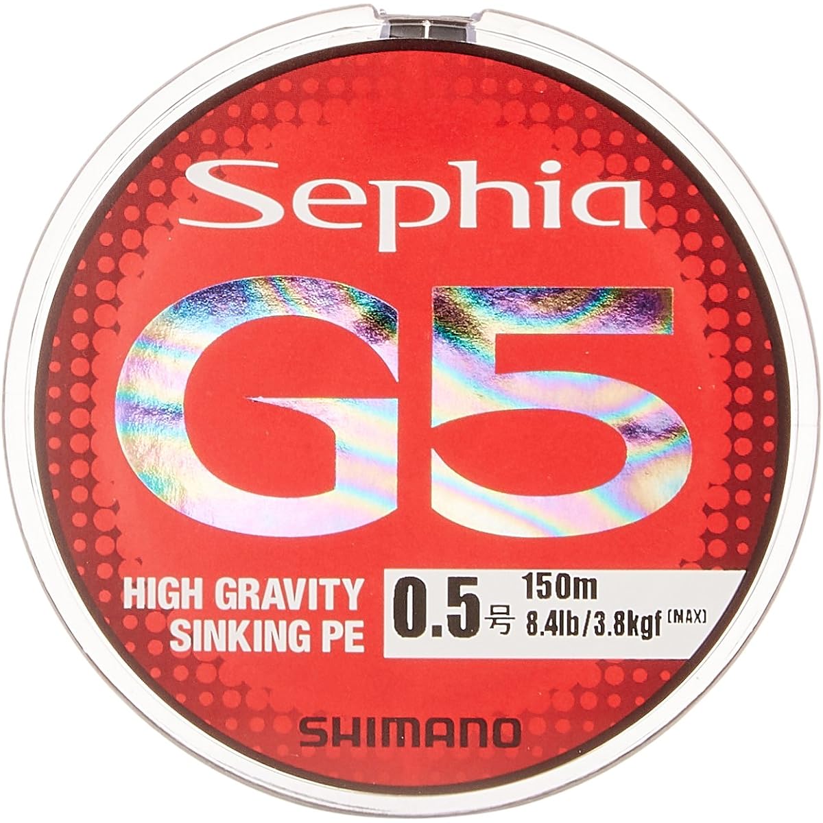 SHIMANO PE Line Sephia G5 150m No. 0.5 ~ No. 1.0 Multi Color PL-E55N