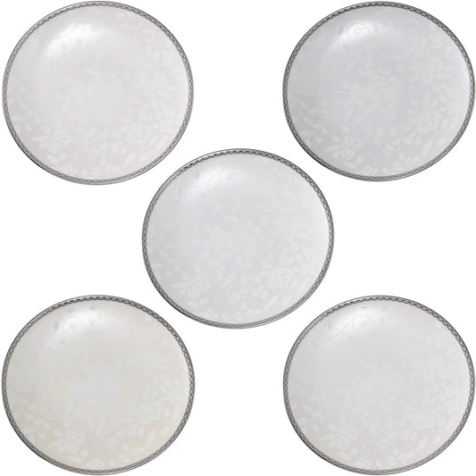 NARUMI Plate Set Milano Bianca 16cm Assorted 5 Pieces 96312-23046P