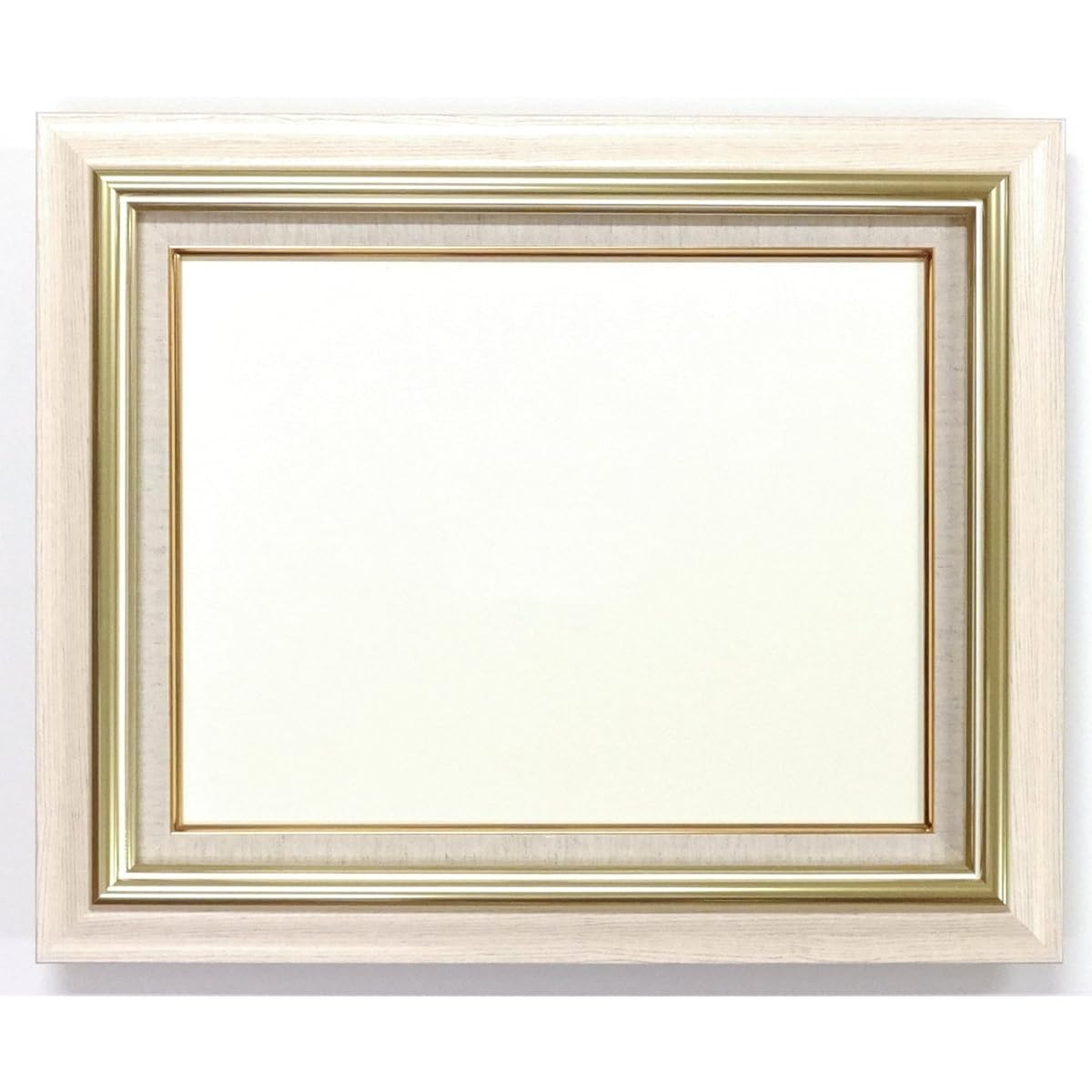 Large Oil Painting Picture Frame 8116 Acrylic Specifications with Wall Hook (F6, Ivory)