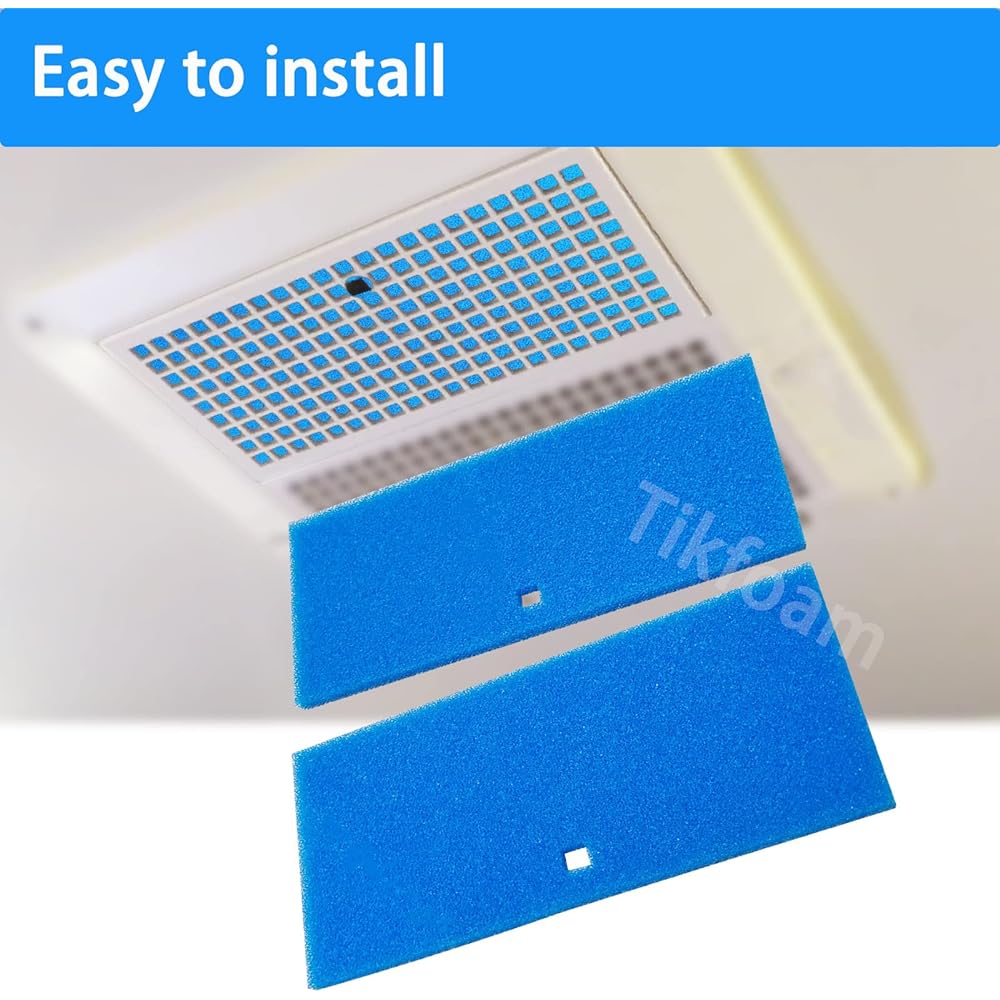 RV AC filter reusable 6 inch x14 inch RV aircong -rift Washing MERV 6 AC filter cleaner air [2 filters]