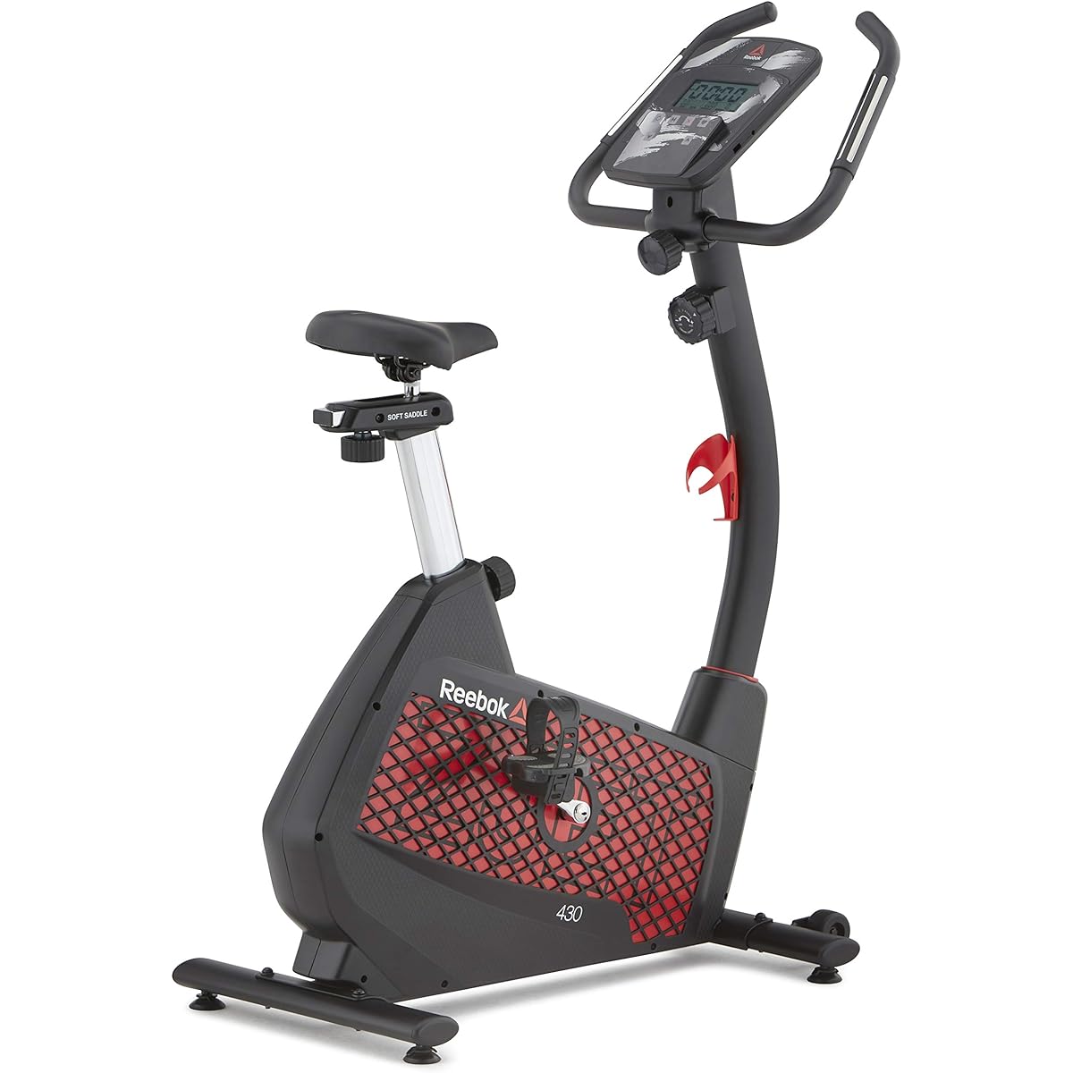 Reebok x ALINCO Fitness Bike Aeromagnetic Bike 24 Level Load Adjustment With Physical Fitness Evaluation Function Load Capacity 120kg [ALINCO / Authorized Distributor] ZJET460 White Quiet Saddle Adjustment Easy Assembly Heart Rate Measurement Easy Moveme
